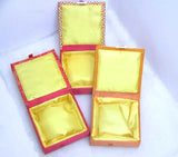 Qingmos Silk Jewelry Display Box for Jewelry Organization