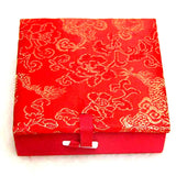 Qingmos Silk Jewelry Display Box for Jewelry Organization