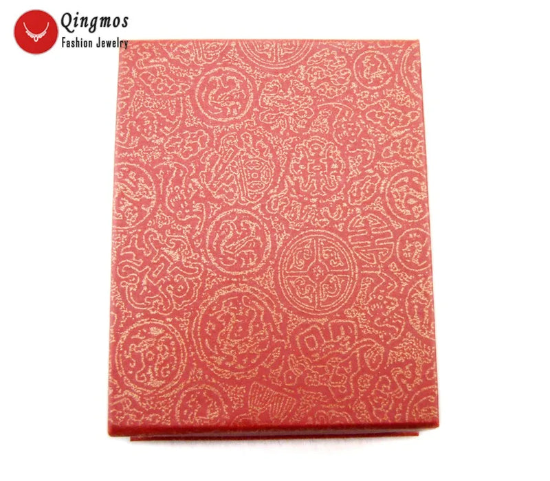 Qingmos Red Purpose Jewelry Display Box