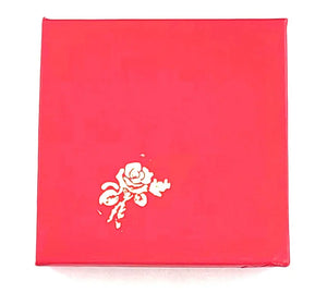 Qingmos 10 Box Red Square Jewelry Boxes for Bracelet Necklace Gfit Box