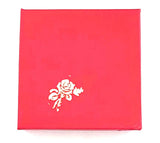 Qingmos 10 Box Red Square Jewelry Boxes for Bracelet Necklace Gfit Box