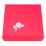 Qingmos 10 Box Red Square Jewelry Boxes for Bracelet Necklace Gfit Box