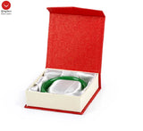Qingmos 10X Square Red Jewelry Display