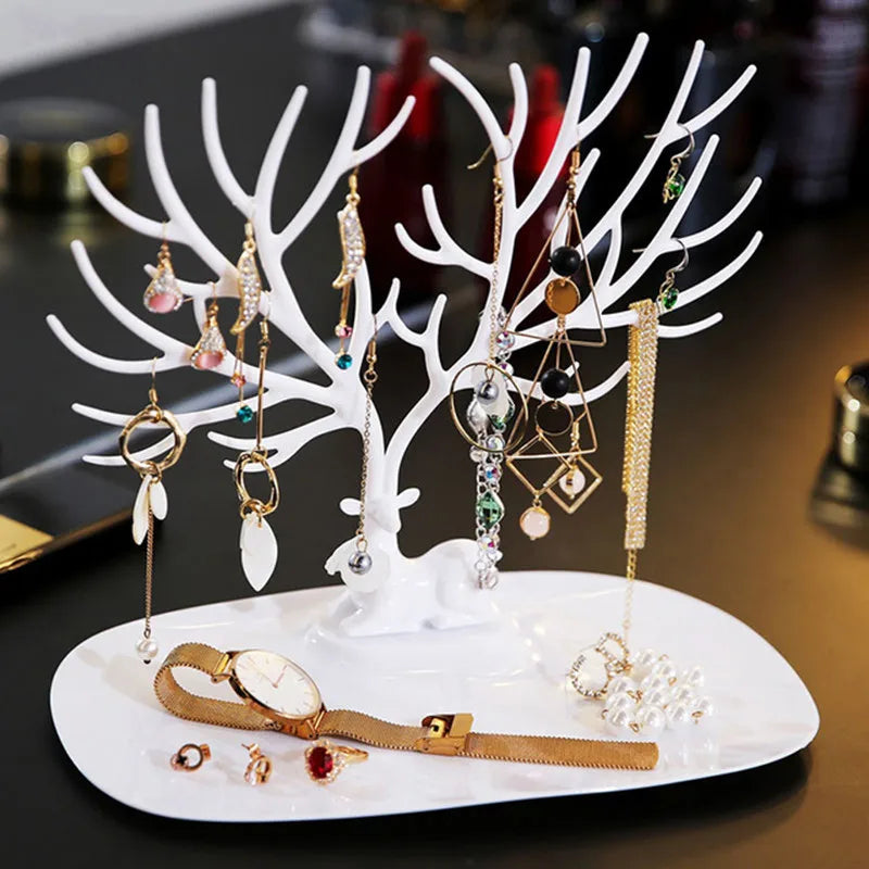 Qingwen Deer Jewelry Organizer Holder