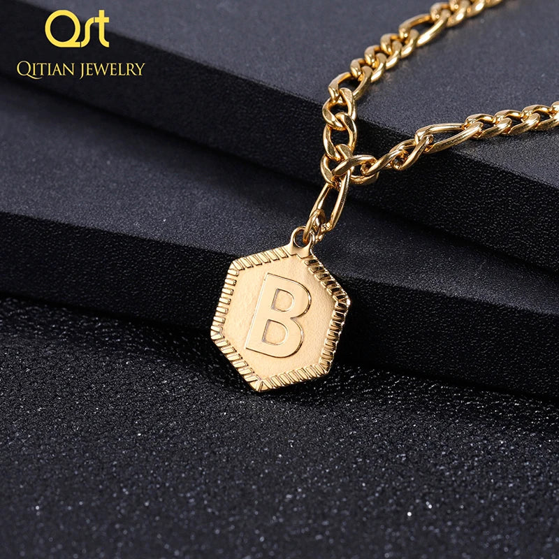 A-Z Initial Letter Bracelet Anklet Stainless Steel Jewelry