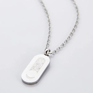 Moon Necklace For Women Stainless Steel Arabic Islamic Pendants