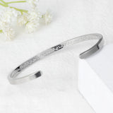 Arabic Bracelet AYATUL KURSI God Messenger Personalized Steel Bangle