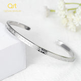 Arabic Bracelet AYATUL KURSI God Messenger Personalized Steel Bangle