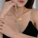 Personalized 18K Plated Name Necklace for Women