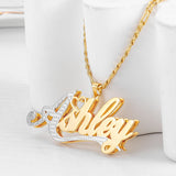 Personalized 18K Plated Name Necklace for Women