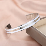 Personalised Stainless Steel Name Bracelet Enamel Bracelet for Women
