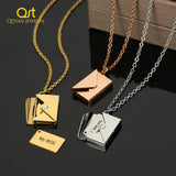 Custom Envelope Necklace KeyChain