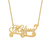 Heart Name Necklace Personalized Stainless Steel Name Jewelry