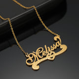 Heart Name Necklace Personalized Stainless Steel Name Jewelry