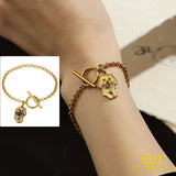 Personalized Pet Bracelet Stainless Steel Chain Engrave Pet Photo Women