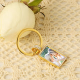 Custom Photo KeyChain Stainless Steel Memory Pendant KeyChain