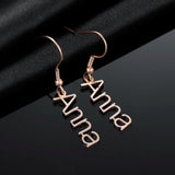 Personalized Name Drop Earrings - Christmas Jewelry Gift