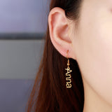 Personalized Name Drop Earrings - Christmas Jewelry Gift