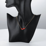 Enamel Arabic Name Necklaces Colorful Necklace Stainless Steel Pendant