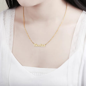 Custom Name Necklaces Stainless Steel, Personalized Name Pendants