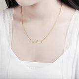 Custom Name Necklaces Stainless Steel, Personalized Name Pendants