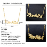 Custom Name Necklaces Stainless Steel, Personalized Name Pendants