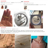 Custom Name Necklaces Stainless Steel, Personalized Name Pendants