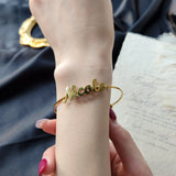 Custom Stainless Steel Name Bracelet Women's Jewelry