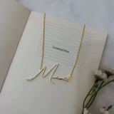Personalized Diamond Name Necklace Stainless Steel Zircon Crystal Jewelry
