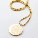 Allah God Necklace For Women Arabic Islamic Pendants Stainless Steel Jewelry