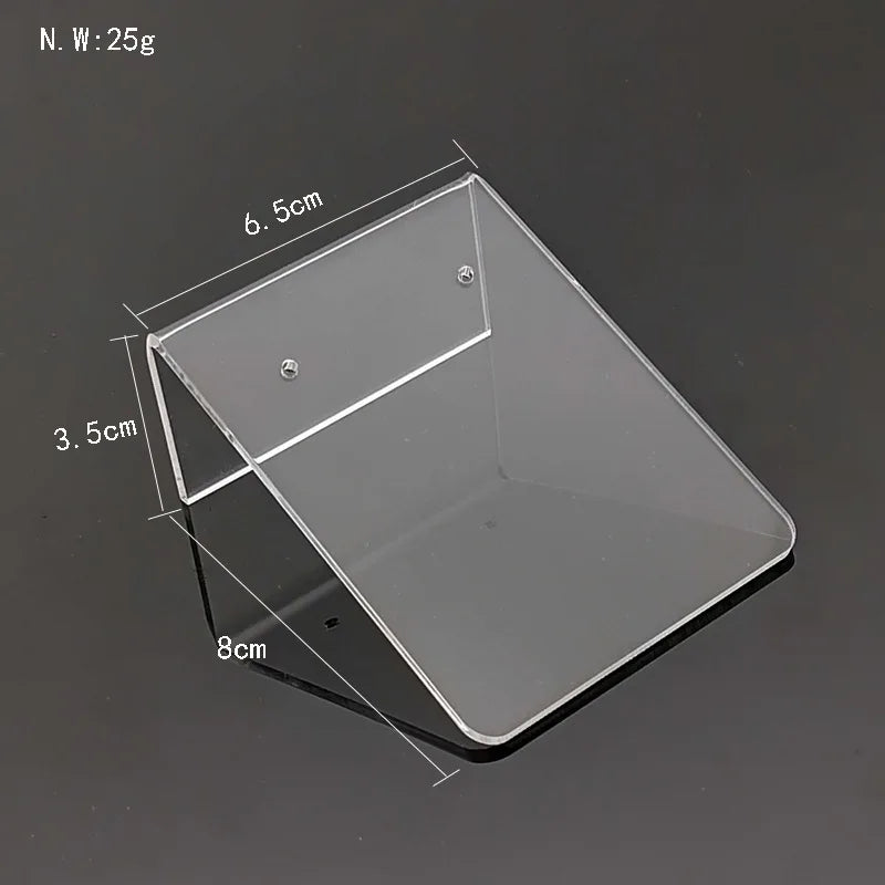 Acrylic Curved Clear Square Jewelry Earrings Studs Display Rack