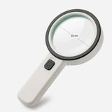30X Magnifying Glass Jewelry Tool Magnifier Lamp Double Lens