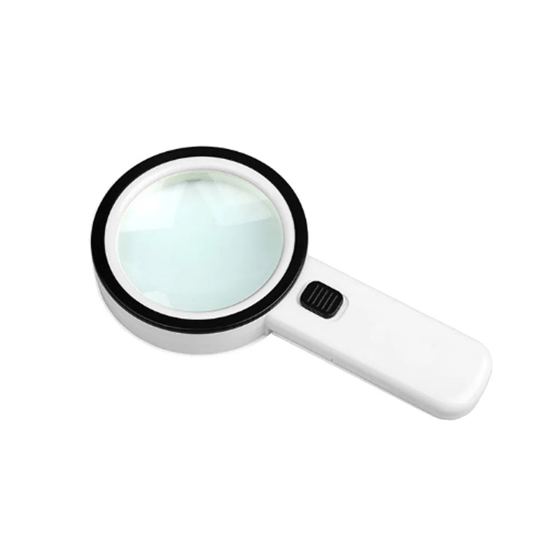 30X Magnifying Glass Jewelry Tool Magnifier Lamp Double Lens