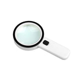 30X Magnifying Glass Jewelry Tool Magnifier Lamp Double Lens