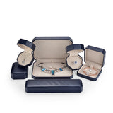 PU Jewelry Packaging Box for Jewelry Store Retro Ring Necklace Storage
