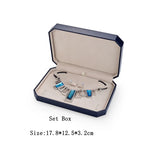 PU Jewelry Packaging Box for Jewelry Store Retro Ring Necklace Storage