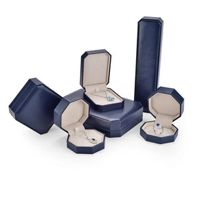PU Jewelry Packaging Box for Jewelry Store Retro Ring Necklace Storage