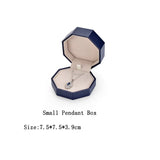 PU Jewelry Packaging Box for Jewelry Store Retro Ring Necklace Storage