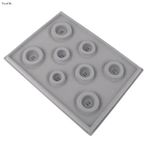 DIY Bracelet Necklace Measuring Tool Board Bead In Gray Plate Jewelry