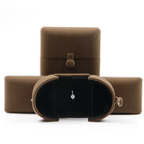 Earrings Couple Rings Jewelry Box with Snap Lock Case Kit