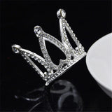 Rhinestone Baby Crown Headband for Girls Birthday Cake Tiara