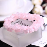 Natural Powder Crystal Gravel Bracelet for Women