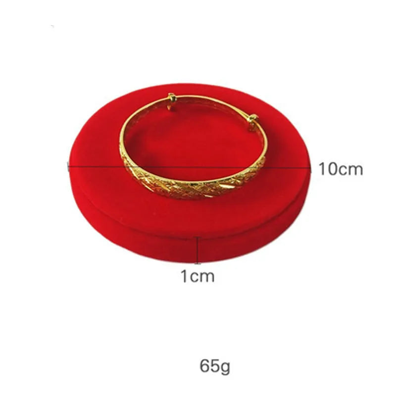 Red Velvet Jewelry Display Holder Storage Stand