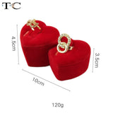 Red Velvet Jewelry Display Holder Storage Stand
