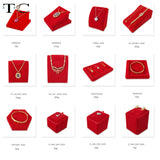 Red Velvet Jewelry Display Holder Storage Stand