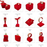 Red Velvet Jewelry Pendant Display Stand Holder for Store Counter