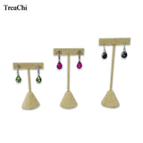 Linen Earring Jewelry Display Rack Stud Organizer