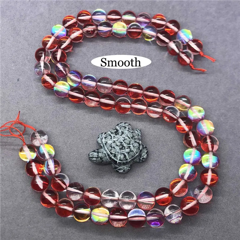 6-10mm Synthetic Crystal Beads Jewelry Making DIY Charm Bracelet