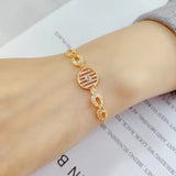 Lucky Horseshoe Charm Bracelet for Women - High Polish Charms