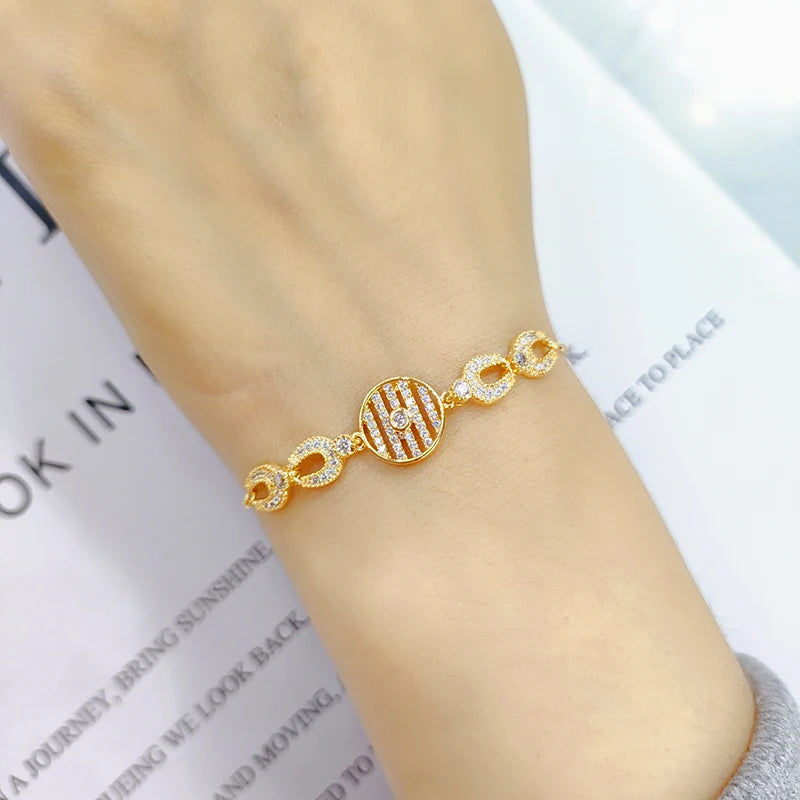 Lucky Horseshoe Charm Bracelet for Women - High Polish Charms